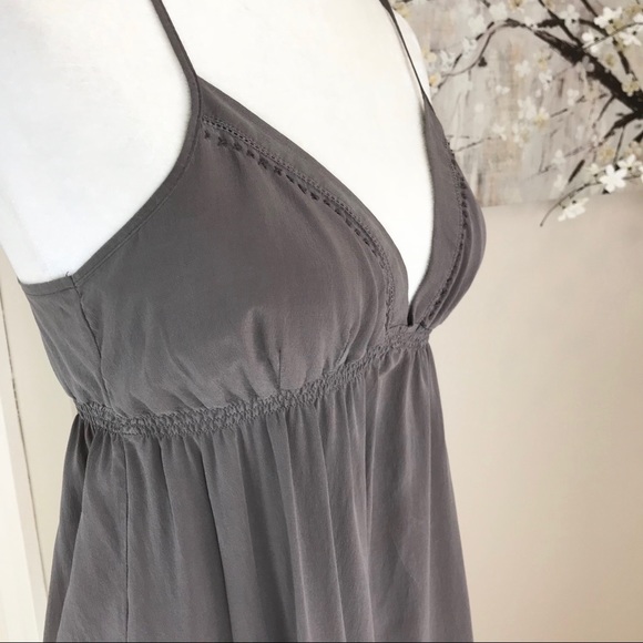 Aritzia Tops - Aritzia Wilfred Taupe Silk Camisole Top M